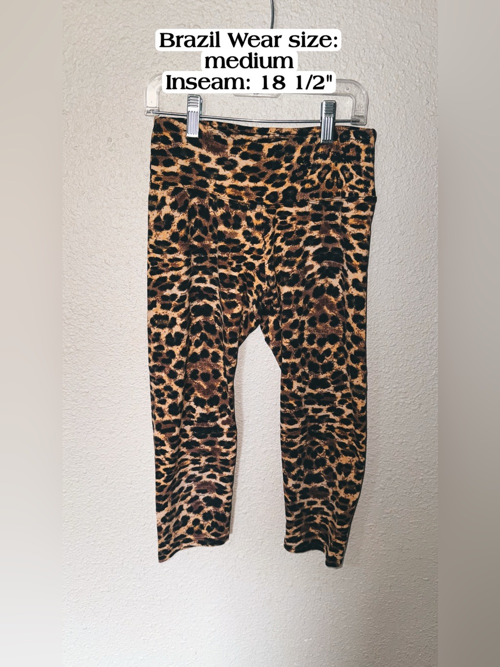 Leopard Print Leggings - Brown